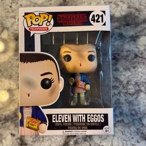Funko Pop!  Eleven 11 with Eggos #421 Stranger Things